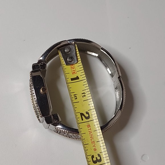 Silver Tone Decorative Metal Watch - Picture 10 of 13